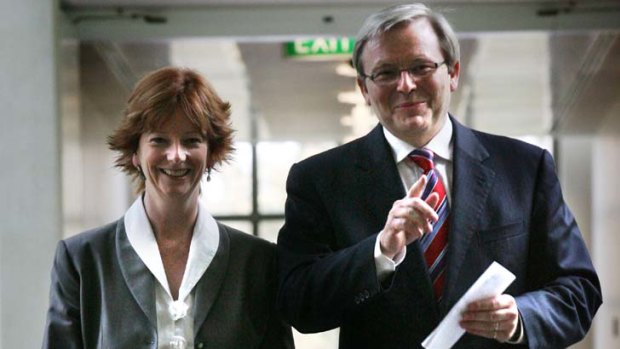 Kevin Rudd and Julia Gillard in 2006.