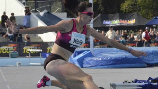 Lauren Wells won the 400m hurdles final at the Australian Athletics Championships. 