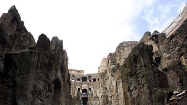 Previously, the third tier terrace and dungeons of the 80 AD Roman amphitheatre have never been opened for public viewing.