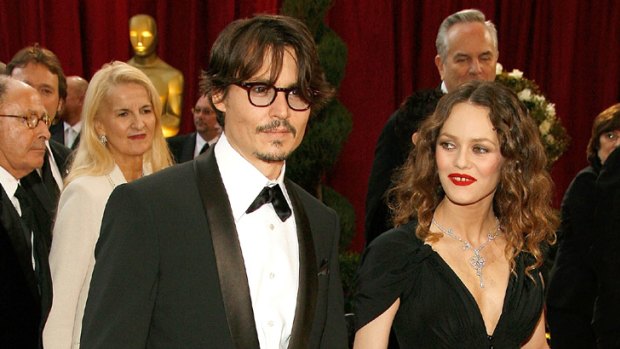 Not quite soulmates ... Vanessa Paradis and Johnny Depp.