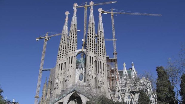 Construction on Sagrada Familia began in 1882.