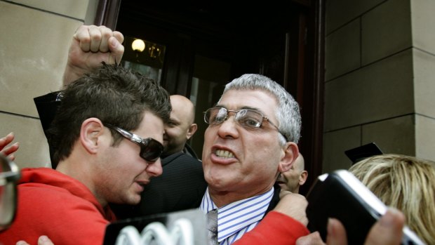 Mick Gatto walks free from the Supreme Court after being aquitted of murdering Andrew Veniamin in a Carlton restaurant in 2004