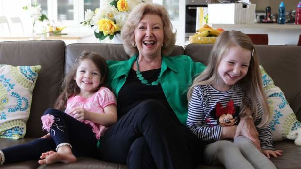 Good recollections: Counsellor Dianne McKissock with her great grand children Amelia, 3, and Bianca Murray, 6.