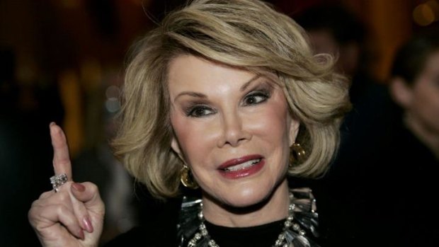 Joan Rivers: her life support was switched off.