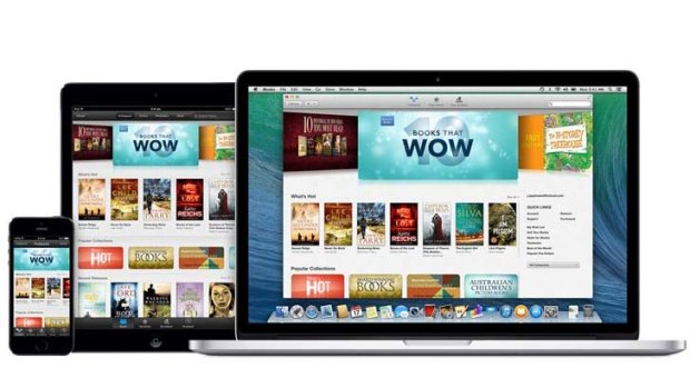 Mavericks adds iBooks to desktops and laptops.