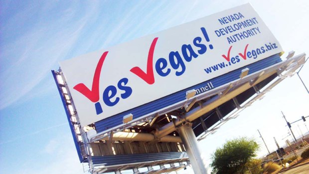 Yiying Lu designed the new "Yes Vegas" marketing campaign for the city for free.