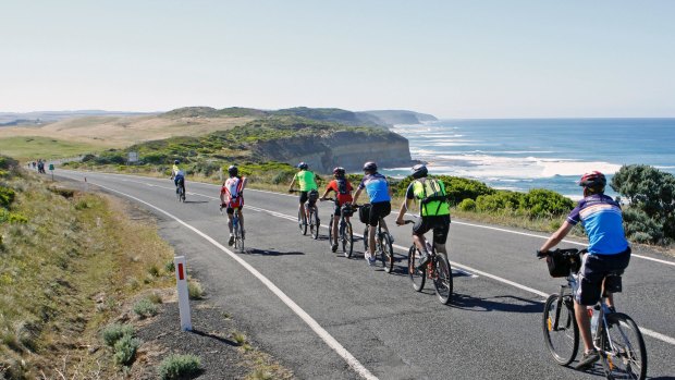 The Great Ocean Road ... great for driving, even better for cycling.