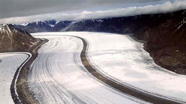 Ice highway ... Kluane National Park.