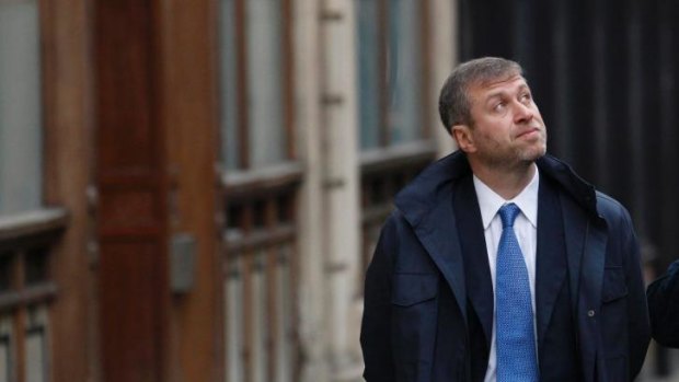 Russian billionaire and owner of Chelsea football club Roman Abramovich in London.