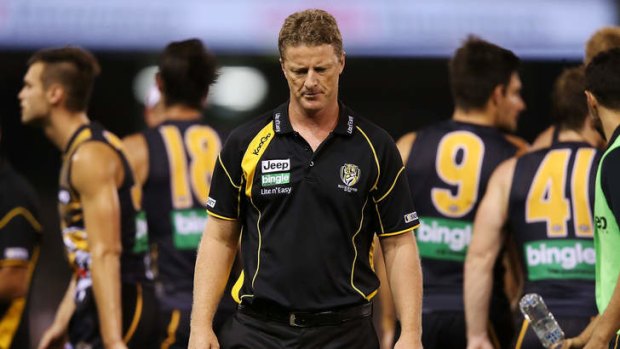 'I probably think we can cut some people some slack at certain stages because they're easy targets' said Damien Hardwick.