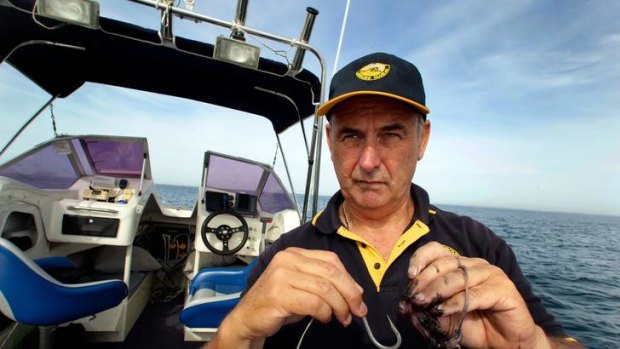 Goodbye crooks, hello sharks: Phil Swindells is bowing out of crime-fighting to spend more time fishing.