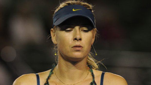 Maria Sharapova refused to dwell on her first round exit.
