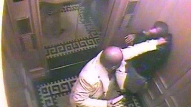 Saud Abdulaziz bin Nasser al Saud attacks Bandar Abdulaziz in a lift in London's Landmark hotel on January 22 this year.