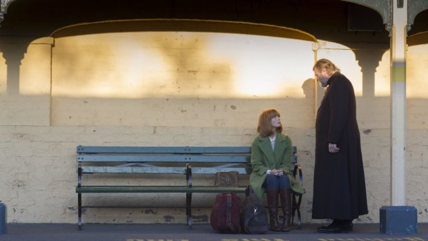 Brendan Gleeson and Kelly Reilly in Calvary