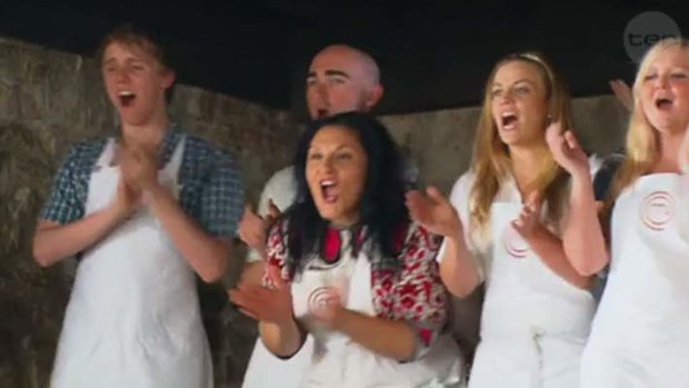 Easily excitable or gleefully gloating? ... MasterChef