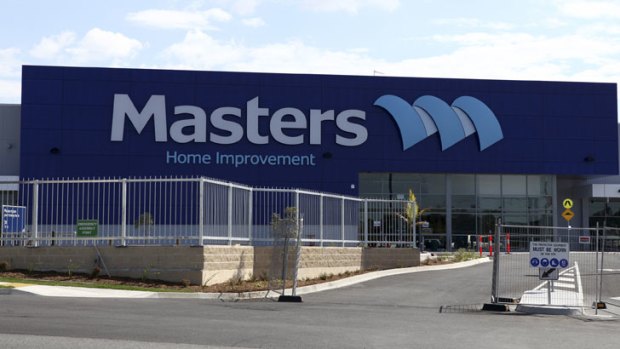 Work in progress... Woolworths' Masters chain has struggled to make an impact against rival Bunnings.