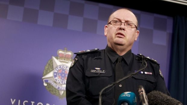 Police Chief Commissioner Graham Ashton, giving frontline police more powers in pursuits.