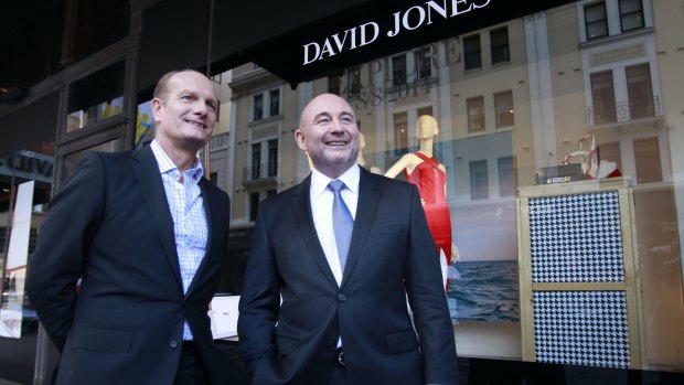 David Jones has posted its strongest sales growth in eight years under new chief executive Iain Nairn and Woolworths Holdings chief executive Ian Moir.