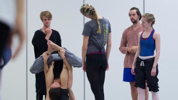 Dancers rehearse for the Australian Ballet's <i>Infinity</i> triple bill, which marks the company's 50th anniversary.