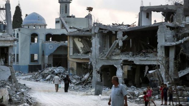 A long-term deal, still to be reached, would alllow reconstruction aid to flow in to Gaza.