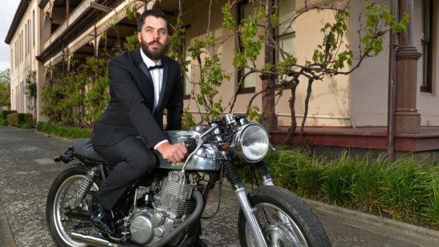 Adam Dale, of Malvern, will take part in the Distinguished Gentleman's Ride on his '80s-era cafe racer.