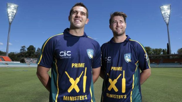 Canberra's Michael Spaseski and Shane Devoy will represent the PM's XI against England at Manuka Oval.