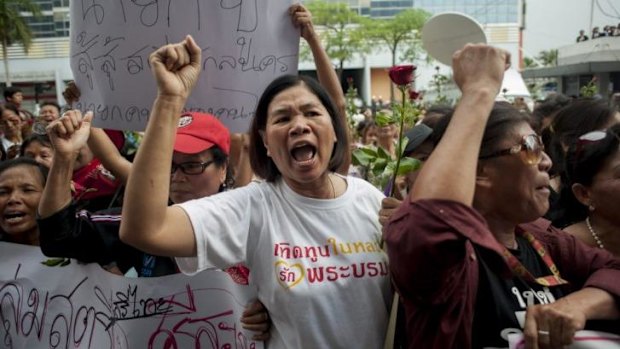 Supporters of Thai Prime Minister, Yingluck Shinawatra.