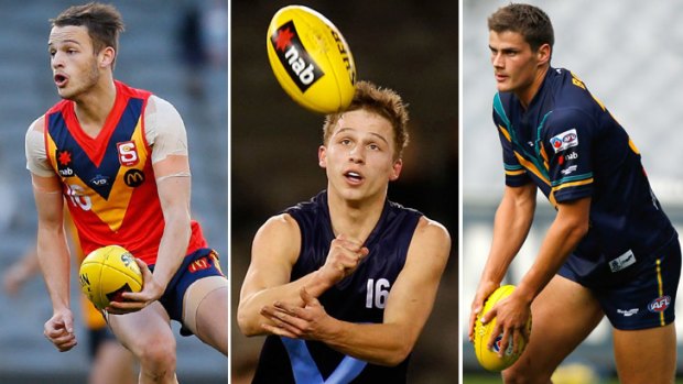 Young guns ... James Aish, Jack Billings and Tom Boyd.