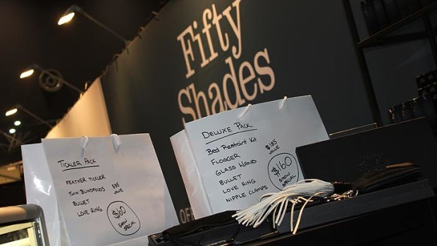 Fifty Shades merchandise was popular during Sexpo.