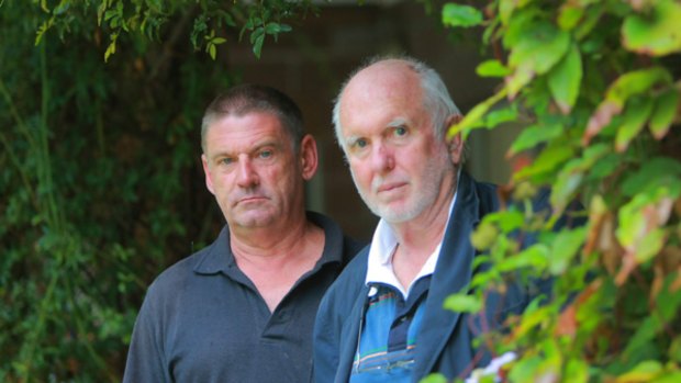 Concerned: Marysville residents Leigh Jowett, left, and Ray Evans.