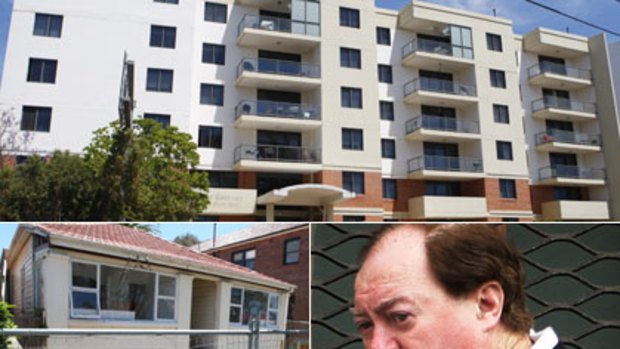 Web of deceit ... the Hurstville block of flats in which the alleged torture took place; Richard Vereker;  the Cremorne house which was a base for the operation.