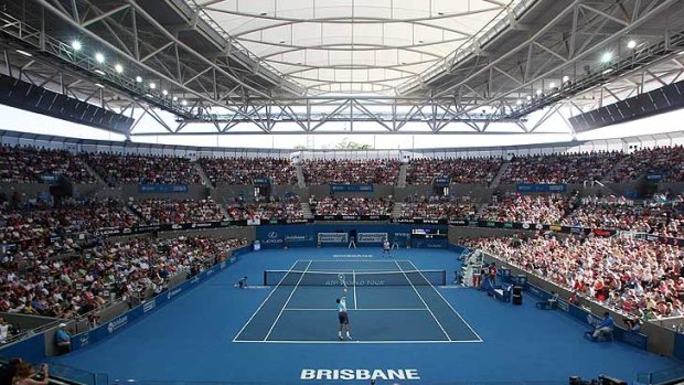 The Brisbane International tennis tournament attracts major funding from Events Queensland.