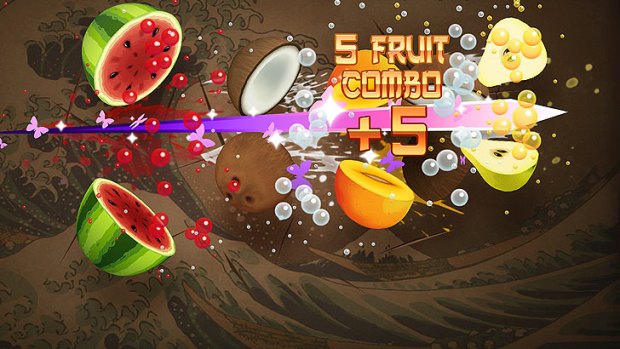 Halfbrick creation Fruit Ninja.