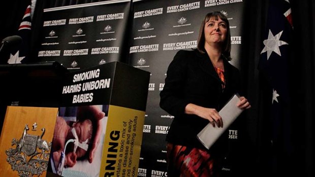 Success ... Attorney-General Nicola Roxon has hailed the plain packaging initiative as a step towards reducing smoking rates in Australia.
