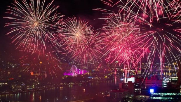 Finishing with a bang... SunSuper Riverfire will light up the city to mark the end of the Brisbane Festival