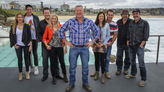 <i>The Block's</i> All Stars are a great mix and host Scott Cam (centre) is a natural in front of the camera.