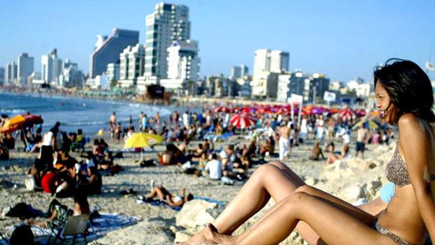 'You're naked most of the time' ... Tel Aviv is a beach city, sun-drenched and bone-dry.