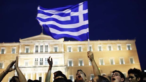 Reasons to cheer ... A messy Greek default is now less likely.