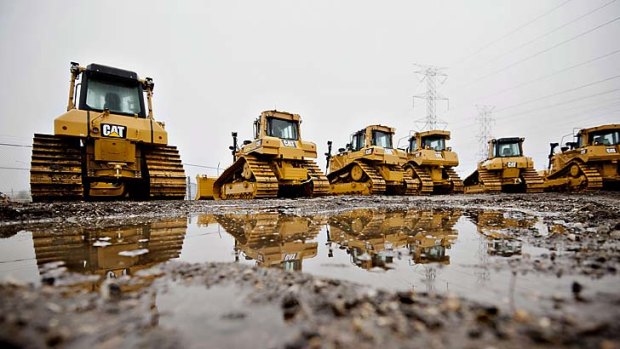 Caterpillar has written off $US580 million due to accounting fraud in China.