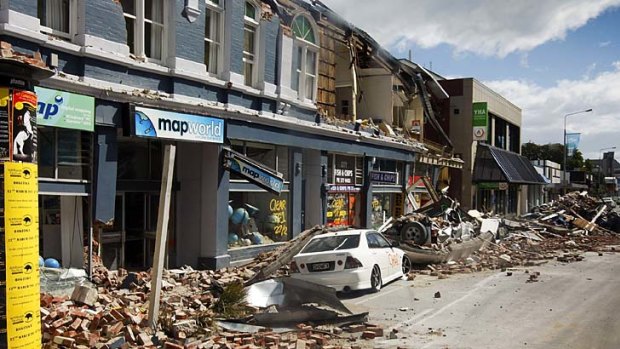 Devastation ... 181 people were killed in the Christchurch earthquake.
