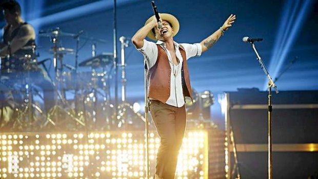 Mars calling ... Bruno proves he is the real deal in Sydney.