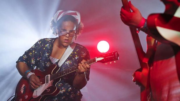 Genuine soul shaker's instincts ... Brittany Howard of the Alabama Shakes.