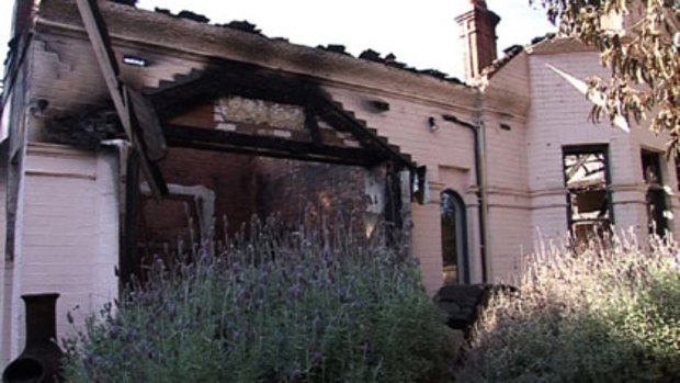 The property on Hawthorn's Riversdale Road was ablaze within minutes.