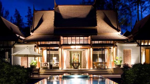For the family ... a double-pool villa at the Banyan Tree, Phuket.