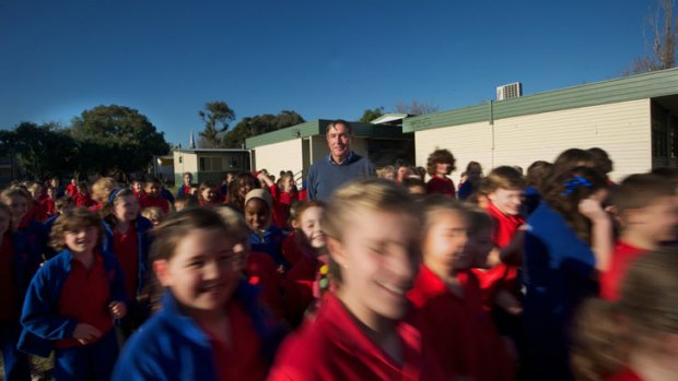Peter Martin, principal of Port Melbourne Primary, says the school oval is the only place where new classrooms could be located.