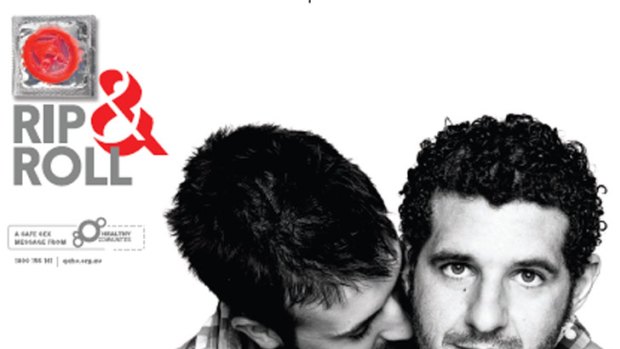 'Rip and Roll' campaign ... the advert featuring a hugging gay couple received 222 complaints.