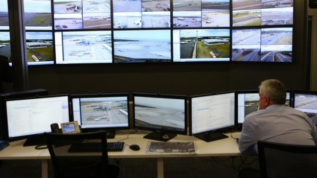 The G20 operations room at Brisbane Airport.