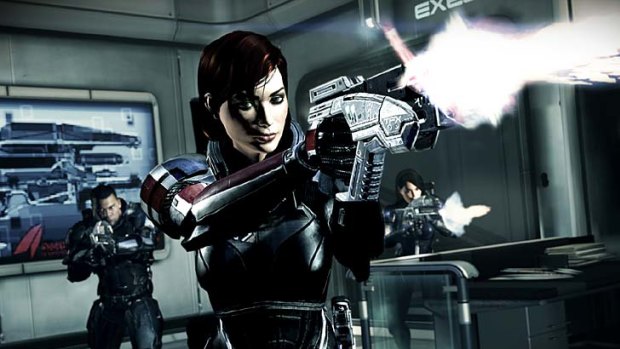 A screenshot from <em>Mass Effect 3</em>.