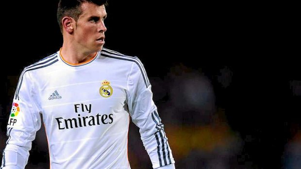 Tough night: Gareth Bale of Real Madrid.