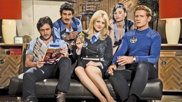 Drinking according to sixties rules ... <i>Danger 5</i>.